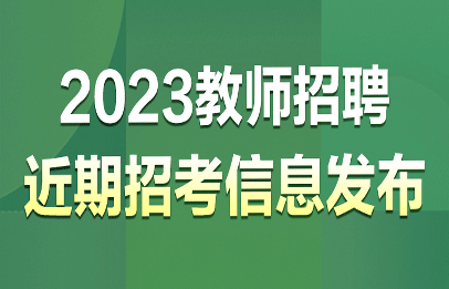 教师招聘招考公告